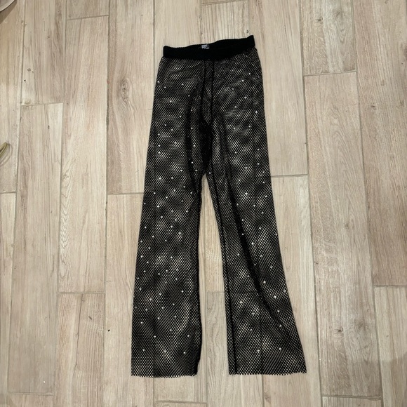 mesh sparkle pants - Picture 1 of 8